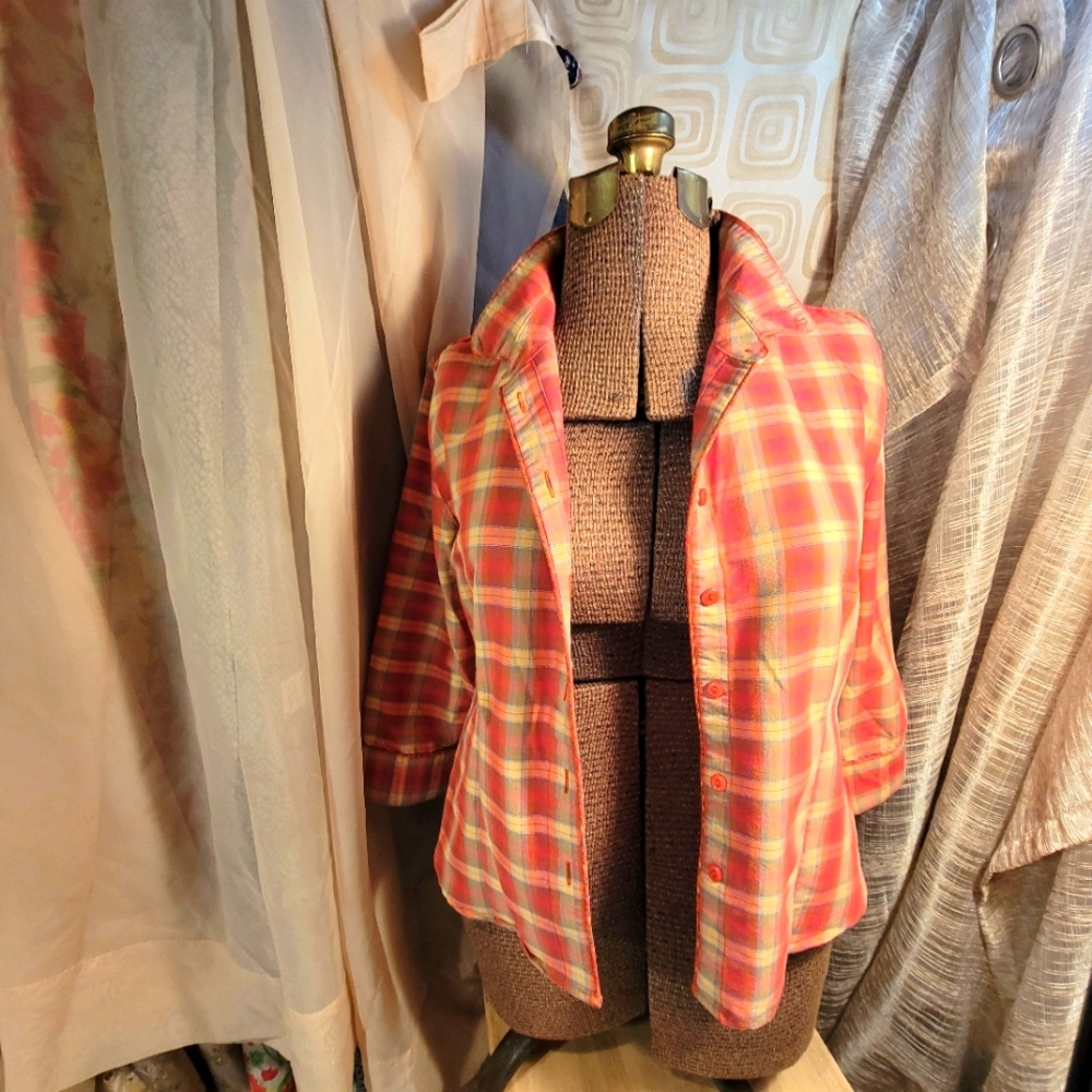 Christopher & Banks  Plaid Shirt